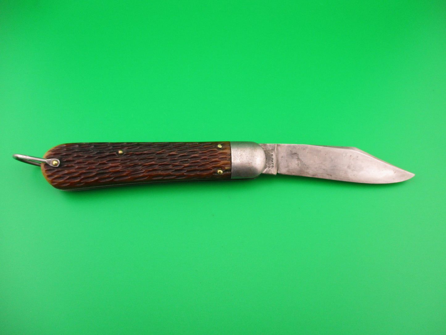 SCHRADE CUT CO M2 Bone WWII Paratrooper Military issue switchblade knife