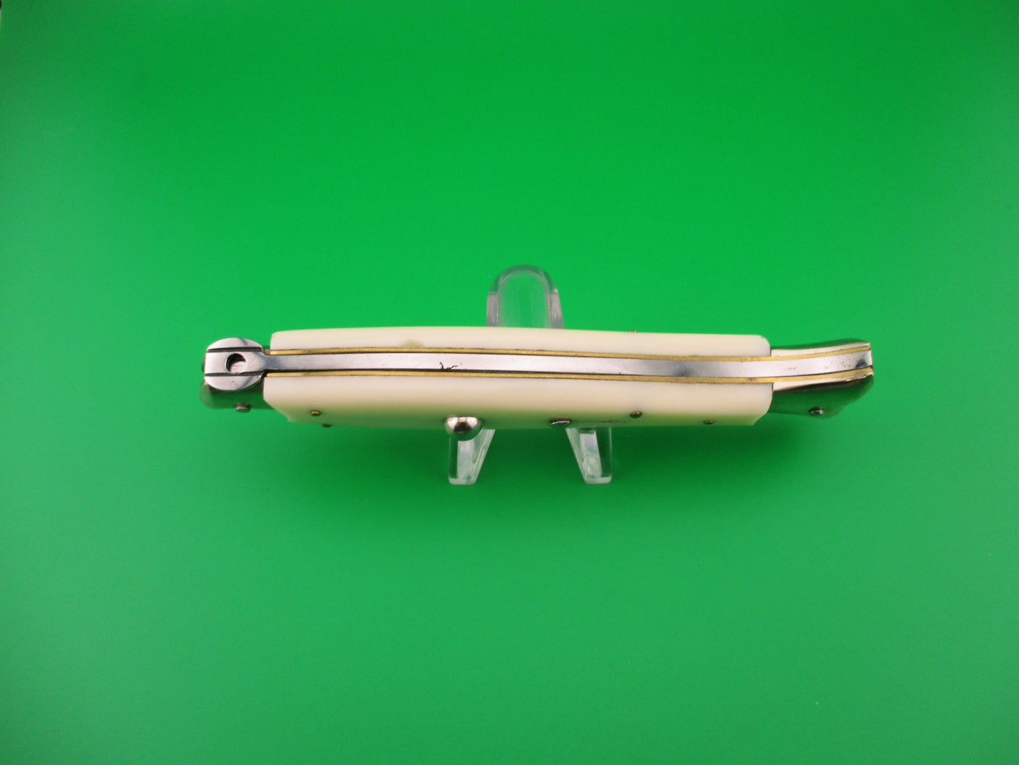 z AGA CAMPOLIN 25cm Italian Fishtail Picklock White automatic w Red dot safety.