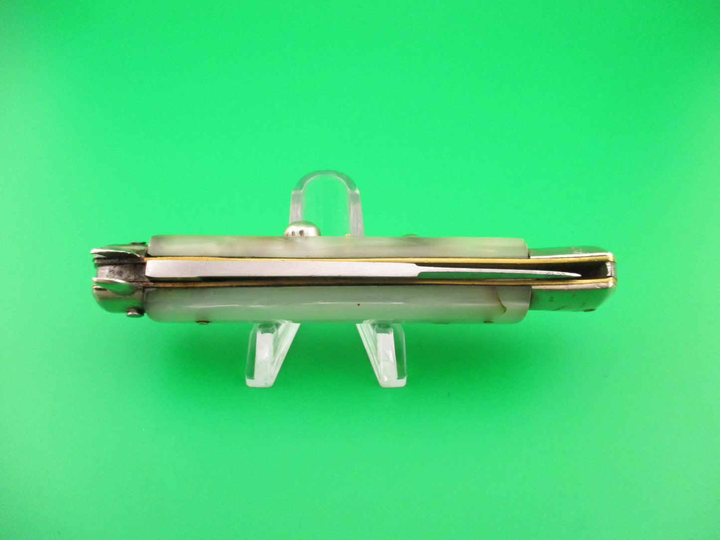 VIRGINIA INOX PATENT 96847 20cm Italian Derby Totem Pearlex BOBC automatic knife