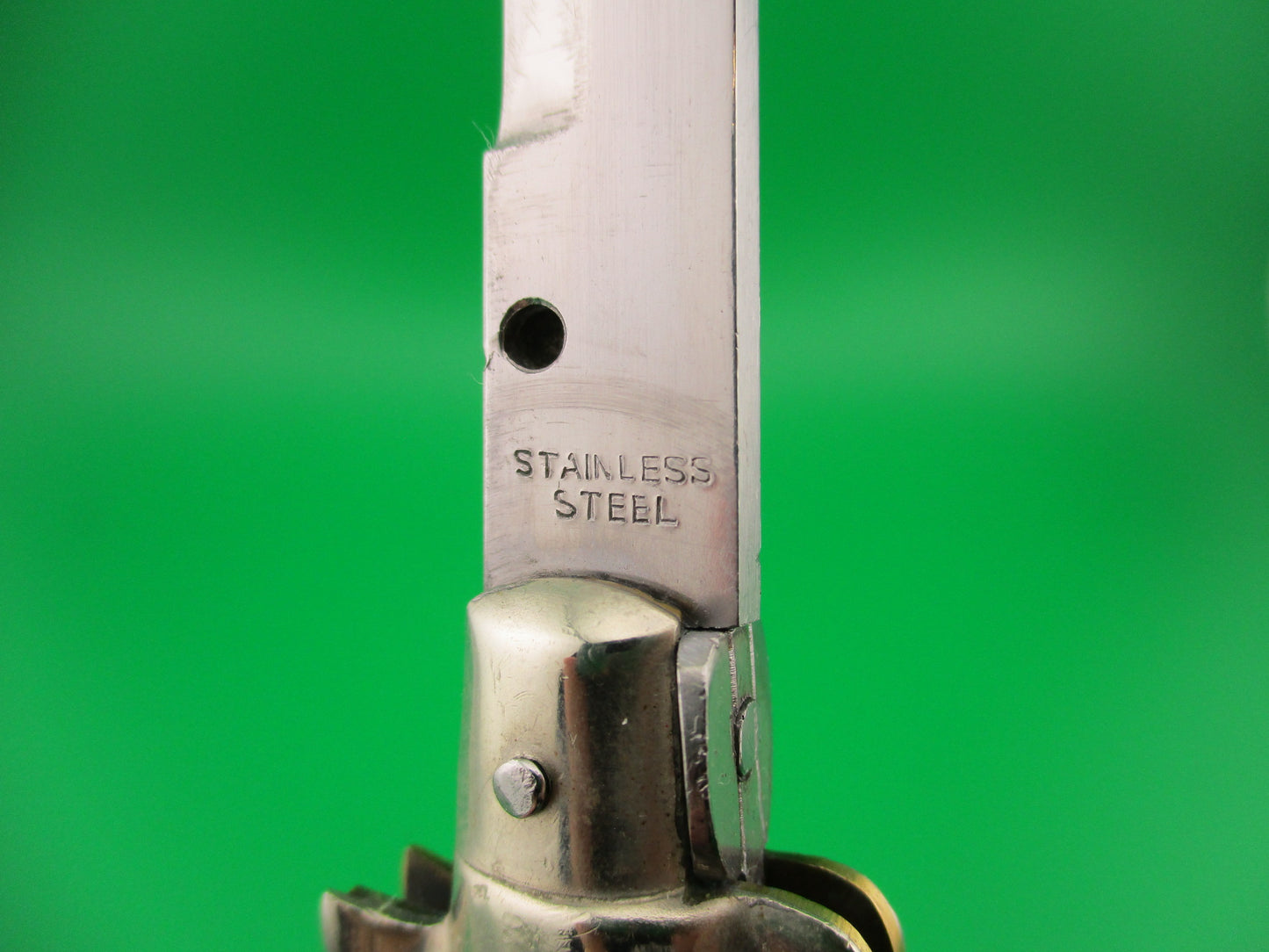 STAINLESS STEEL 18cm Japanese Picklock Vintage 1960s automatic knife