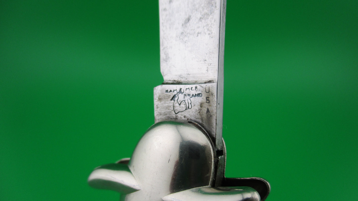 Hammer Brand Imperial Toothpick Cracked Ice w/ finger guards switchblade
