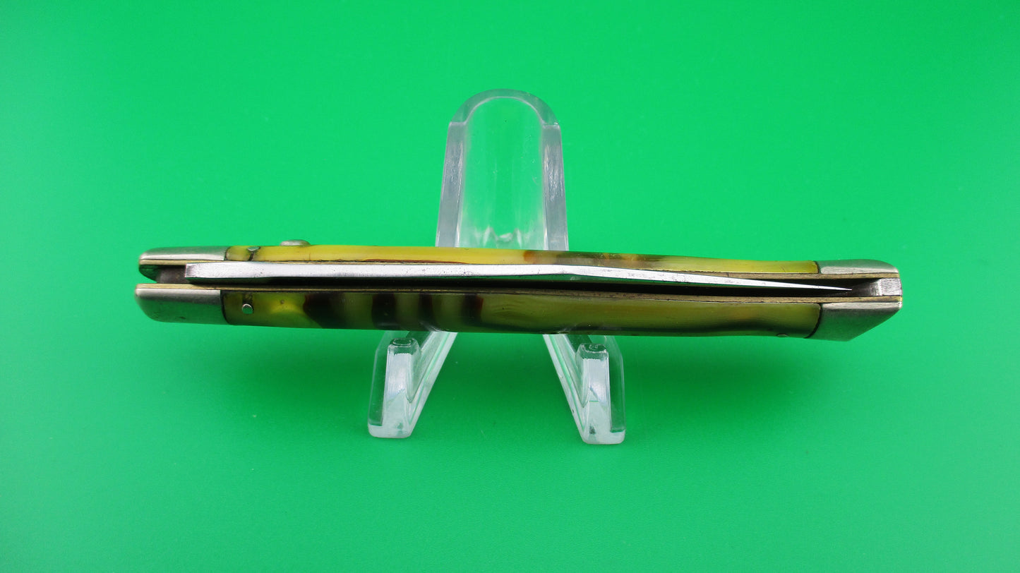 KEEN KUTTER #KS102 Fishtail Butter & Molasses Switchblade knife by Schrade