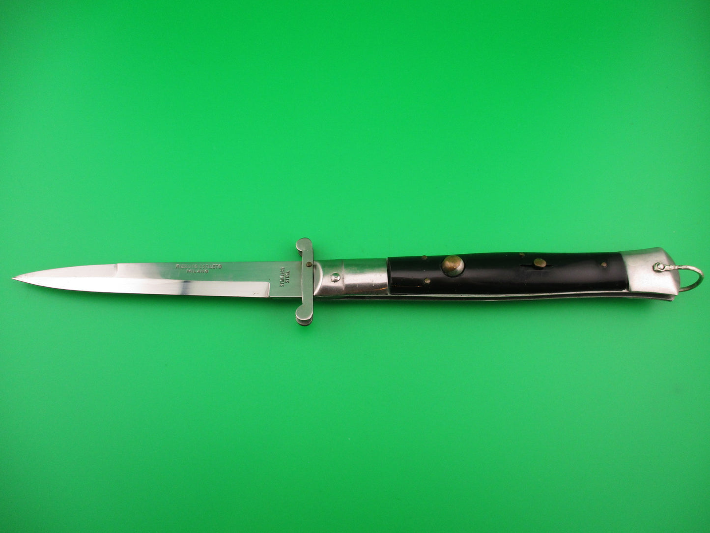 Rizzuto Estileto Milano 27cm Japanese Swing guard Black step bolster vintage switchblade