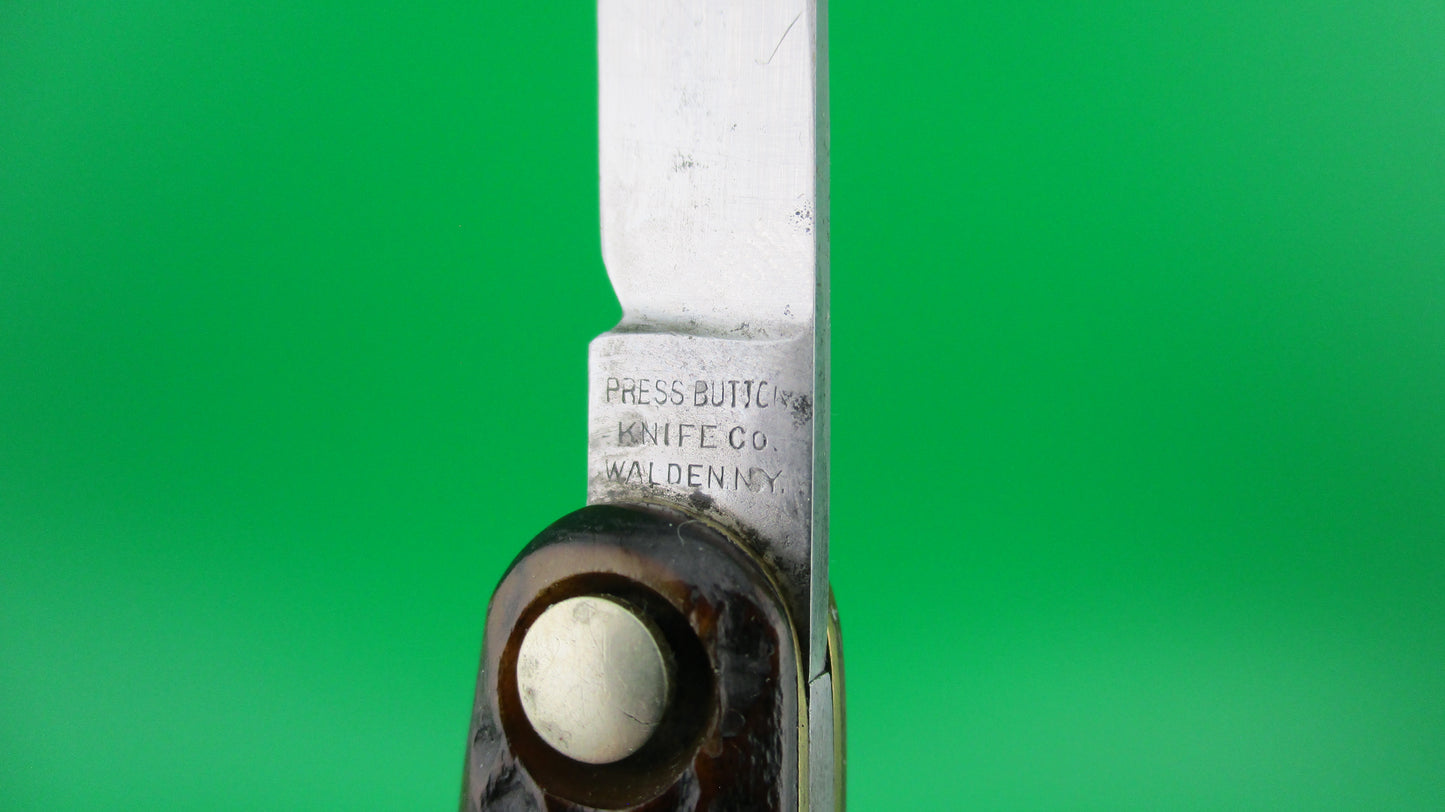 z Press Button Knife Co Medium double bone switchblade knife model 100