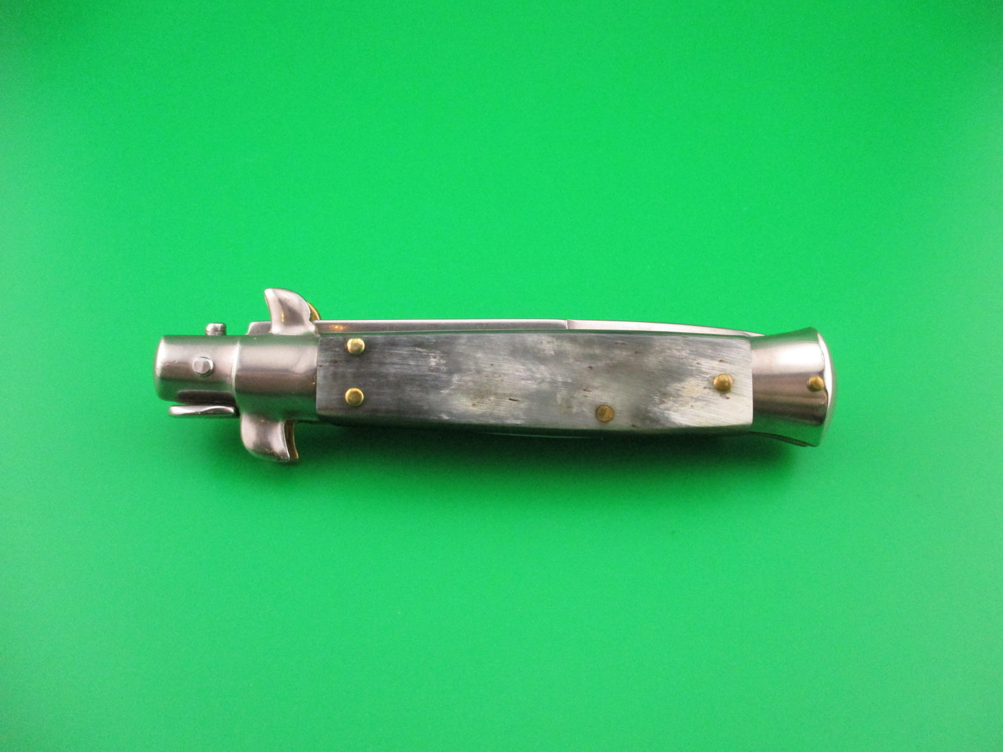 MANIAGO ITALY 18cm Italian Picklock Horn Stiletto automatic knife