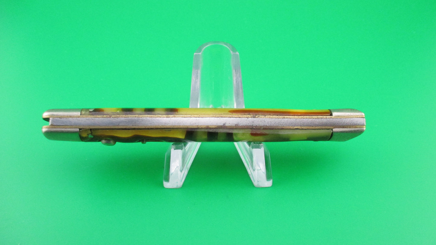 KEEN KUTTER #KS102 Fishtail Butter & Molasses Switchblade knife by Schrade