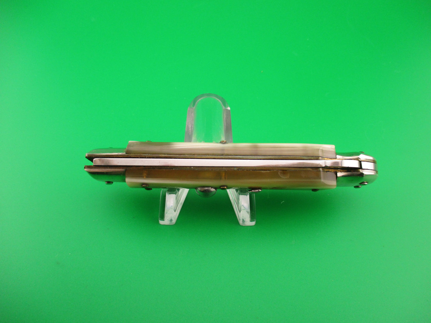 ROSTFREI 19cm Italian Medici Horn Swing guard dagger automatic knife