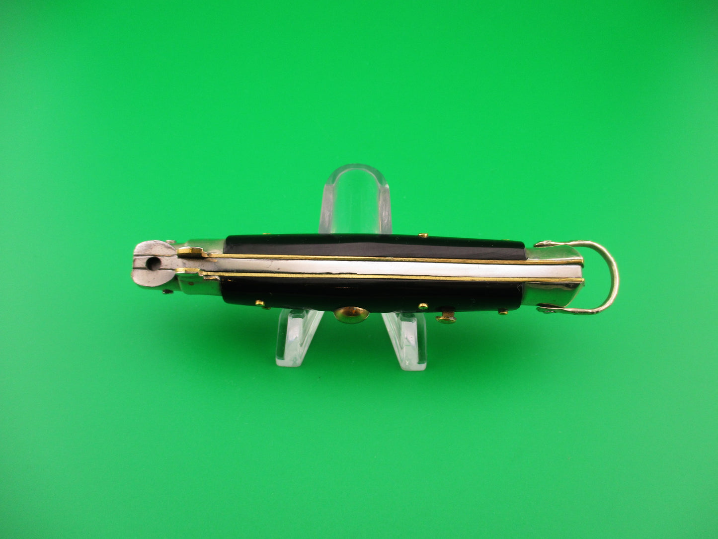 STAINLESS STEEL 18cm Japanese Picklock Vintage 1960s automatic knife