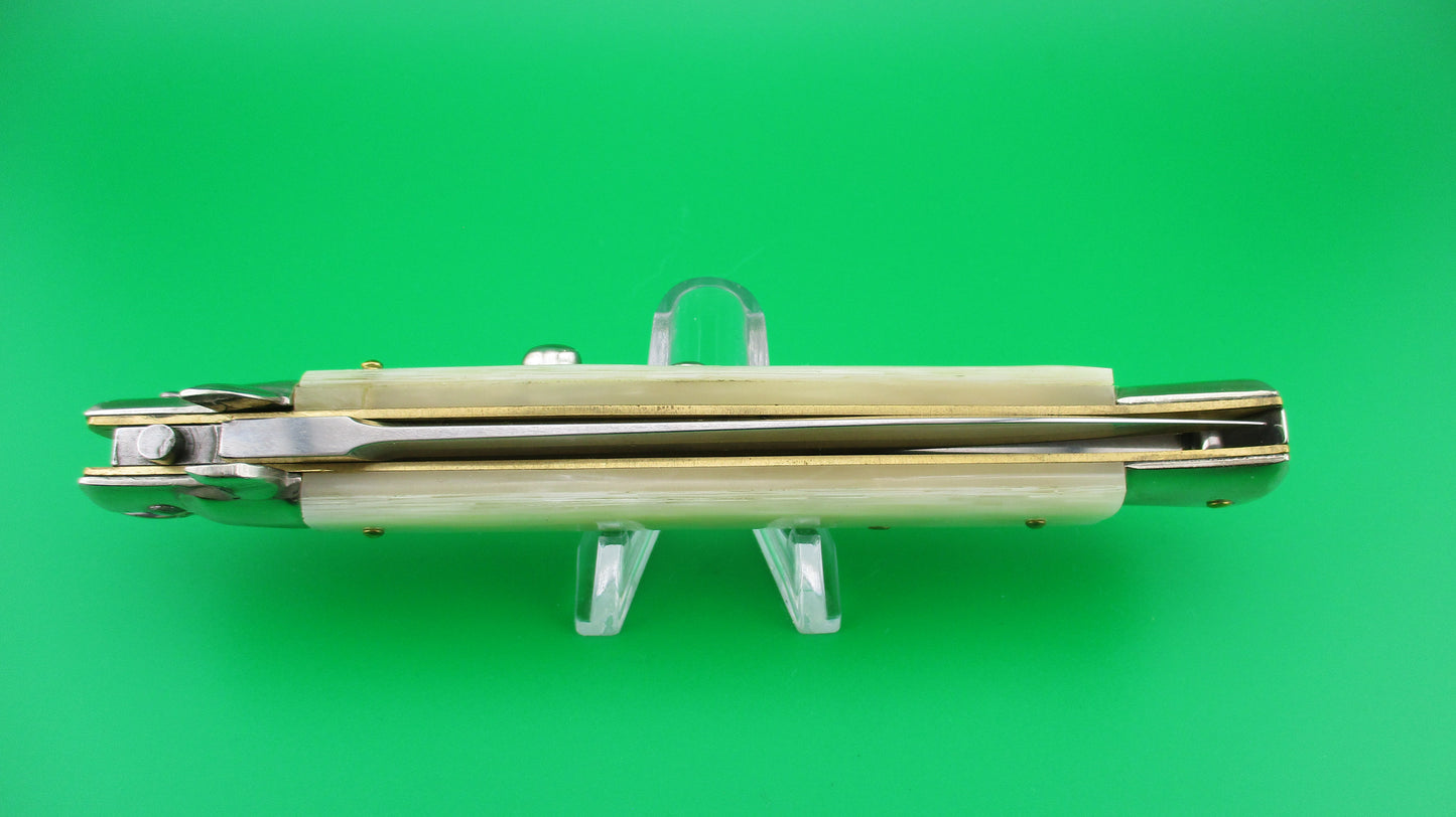 z Walt's Latama Italy 28cm Italian Stiletto Mother of Pearl automatic knife