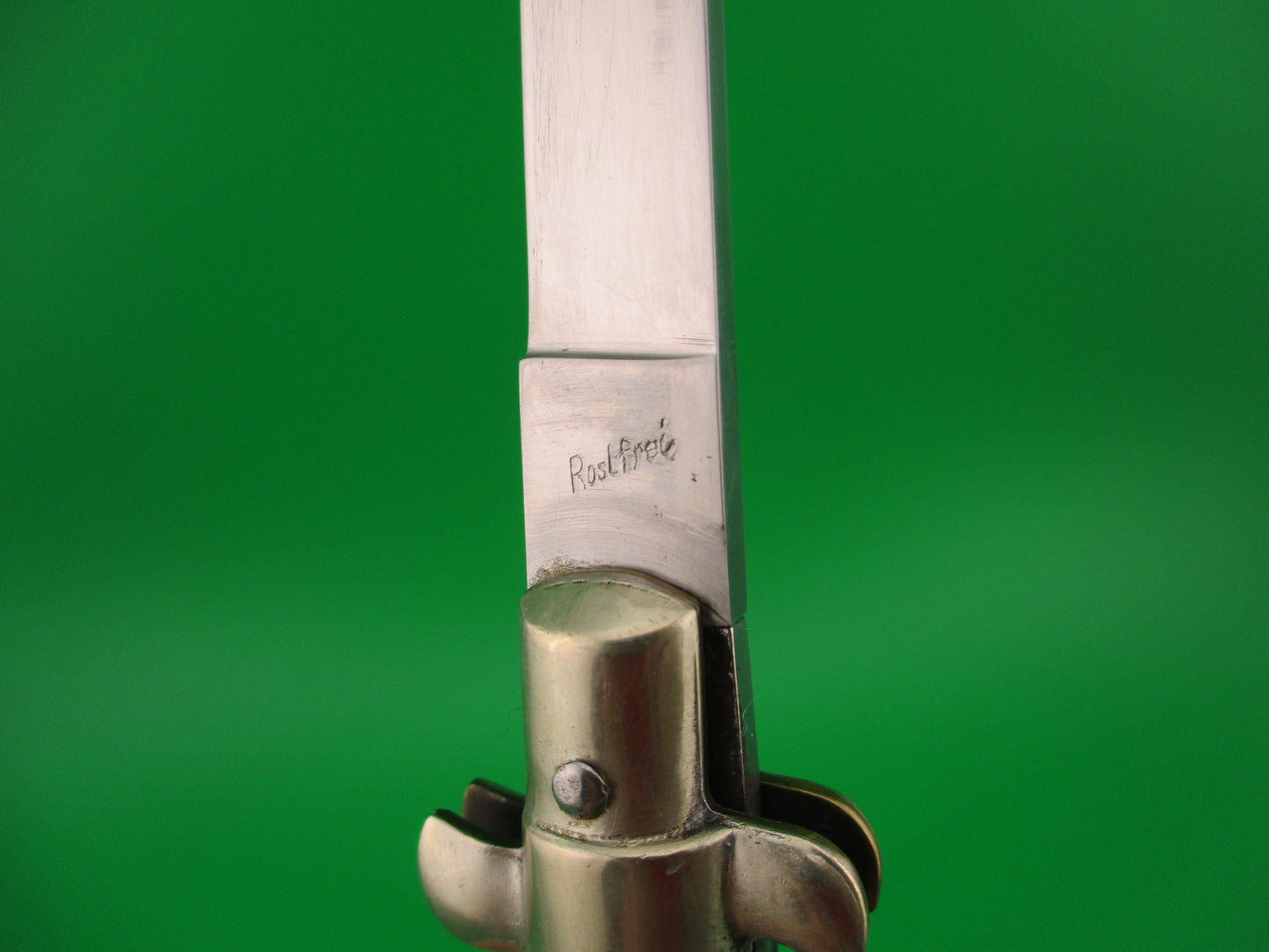 Rostfrei (slant) PATENT 20cm Italian Vintage BoBc Black automatic knife