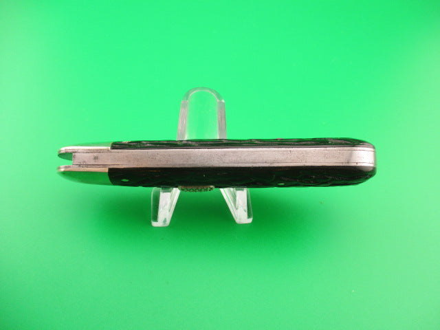 FLYLOCK #12000 Scout Clip blade Antique Automatic knife made in USA