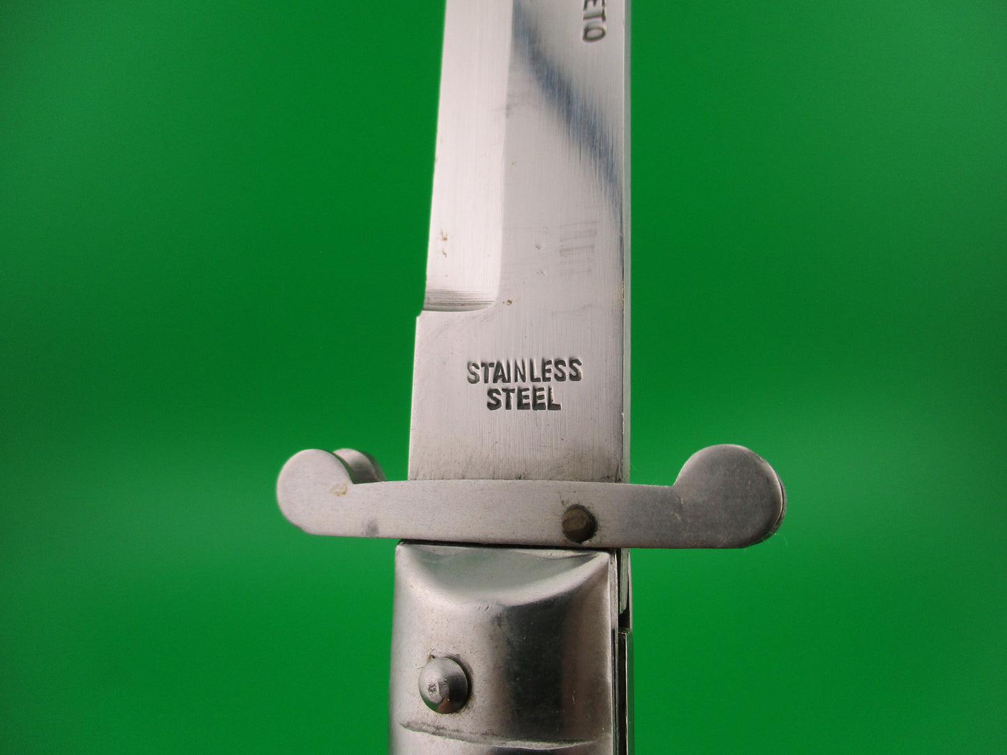 Rizzuto Estileto Milano 27cm Japanese Swing guard Black step bolster vintage switchblade