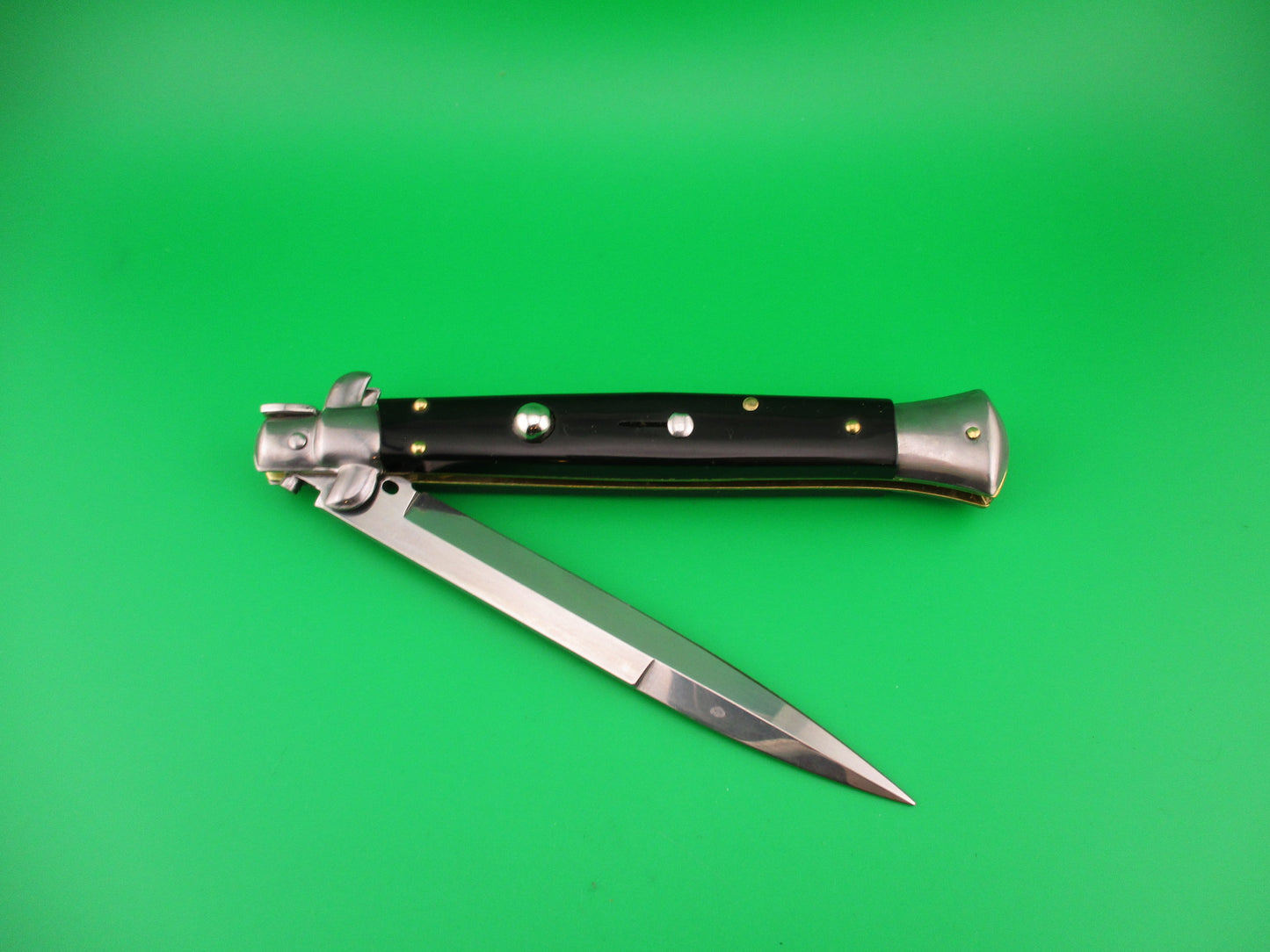 FRANK B ITALY 28cm Italian Stiletto Swivel bolster bayonet automatic knife