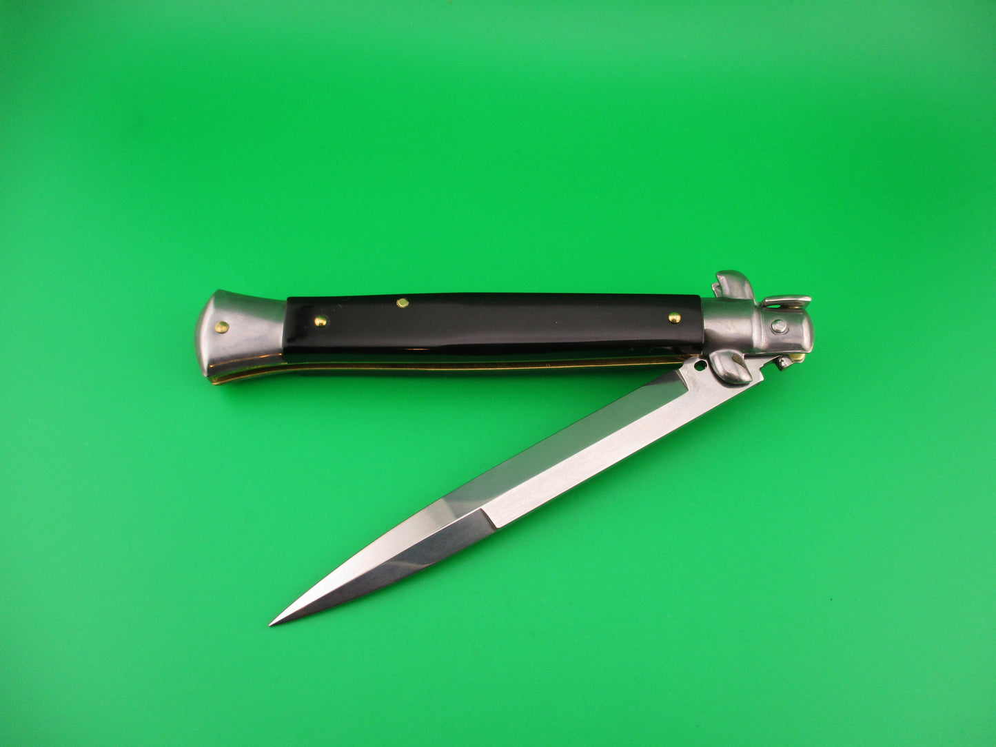 FRANK B ITALY 28cm Italian Stiletto Swivel bolster bayonet automatic knife