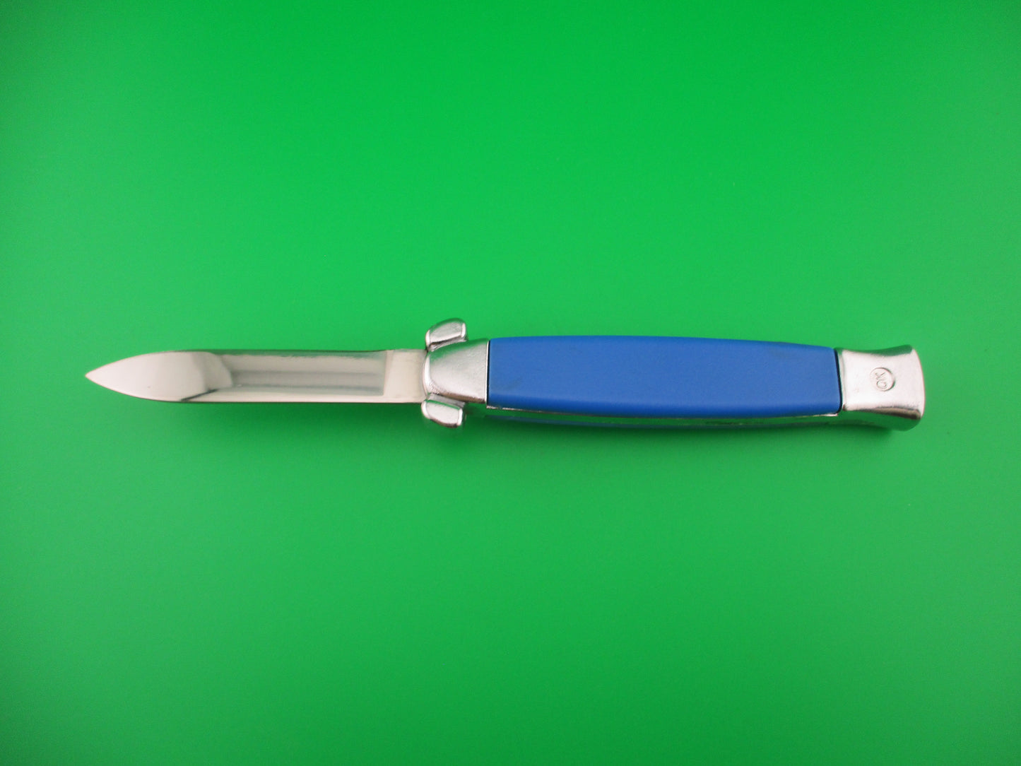 STAINLESS ROSTFREI 20cm RARE Light Blue Super Automatic OTF DA vintage switchblade knife