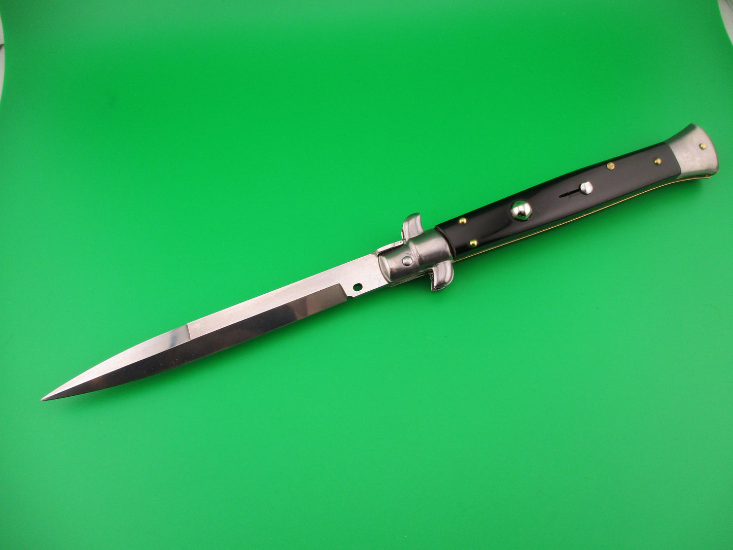 FRANK B ITALY 28cm Italian Stiletto Swivel bolster bayonet automatic knife