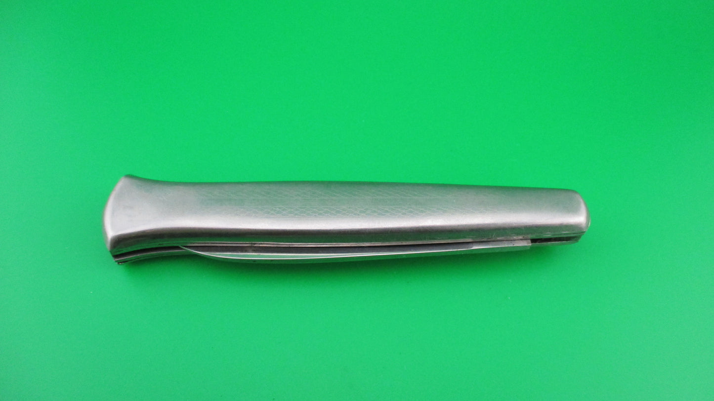 PATENT ROSTFREI 21cm Italian All Metal Fishtail vintage switchblade knife
