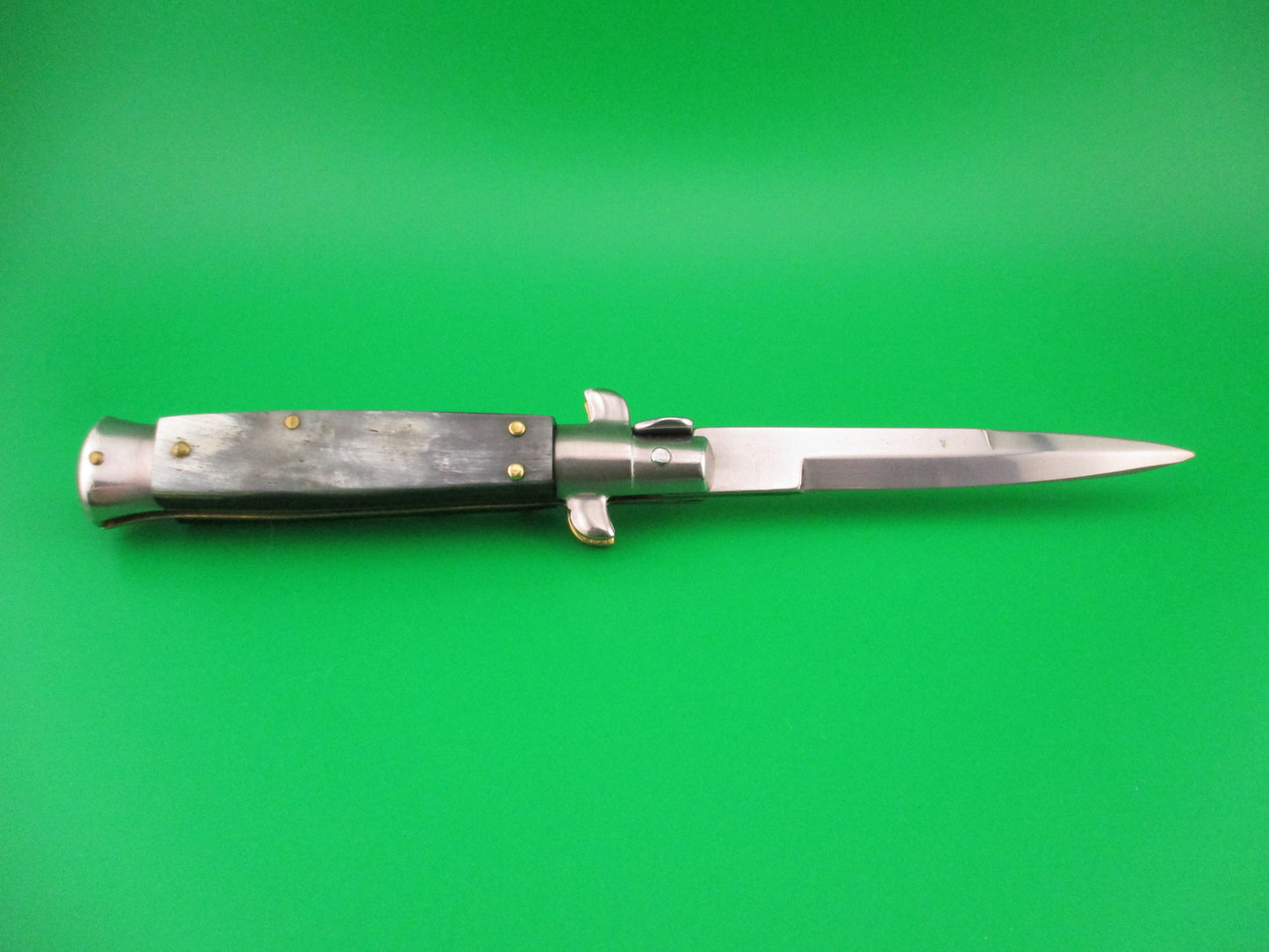 MANIAGO ITALY 18cm Italian Picklock Horn Stiletto automatic knife
