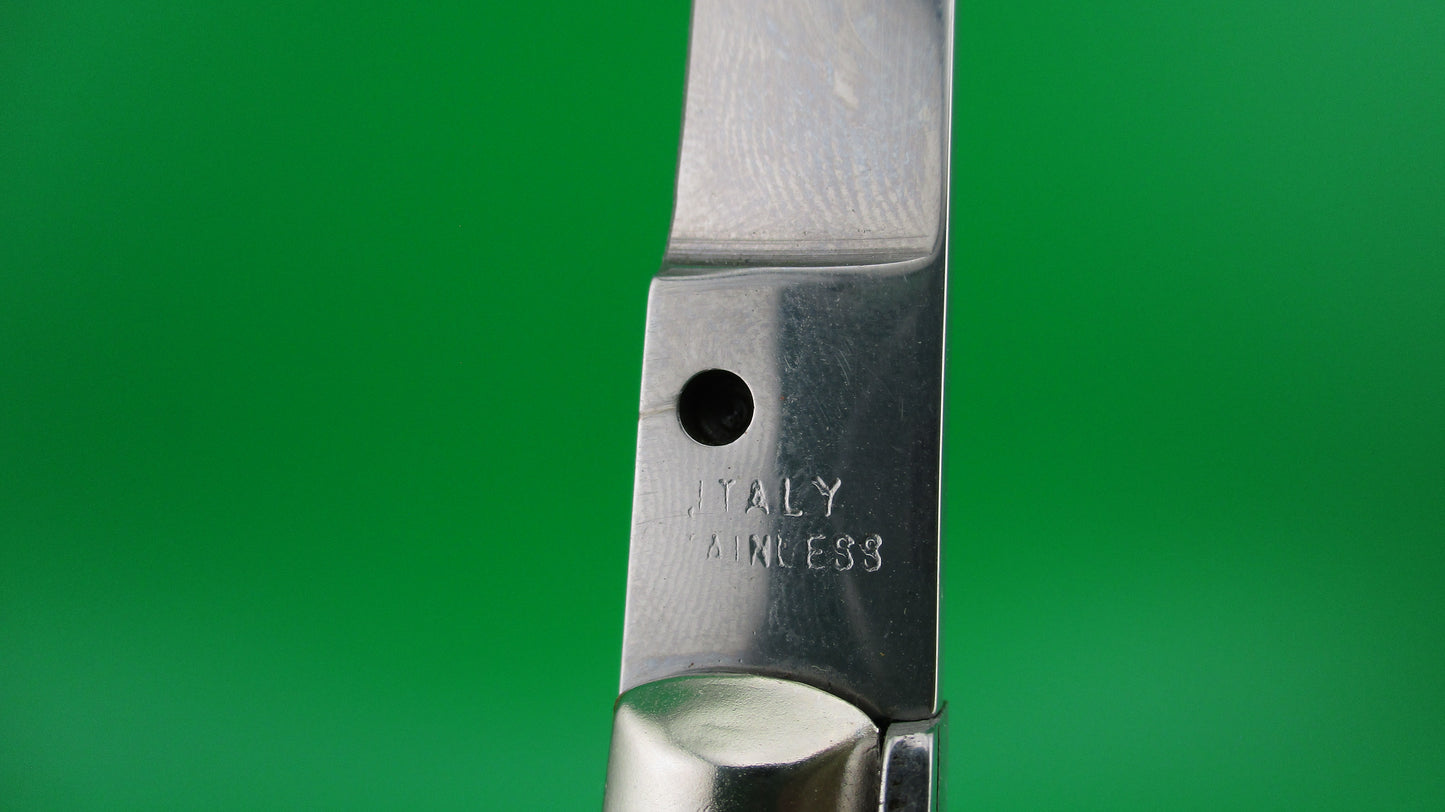 z ITALY STAINLESS 28cm Italian Stiletto swivel bolster automatic knife