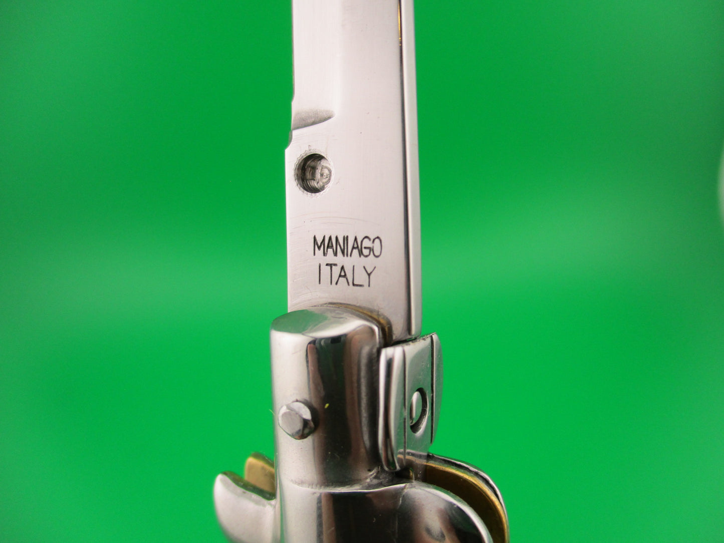 MANIAGO ITALY 18cm Italian Picklock Horn Stiletto automatic knife