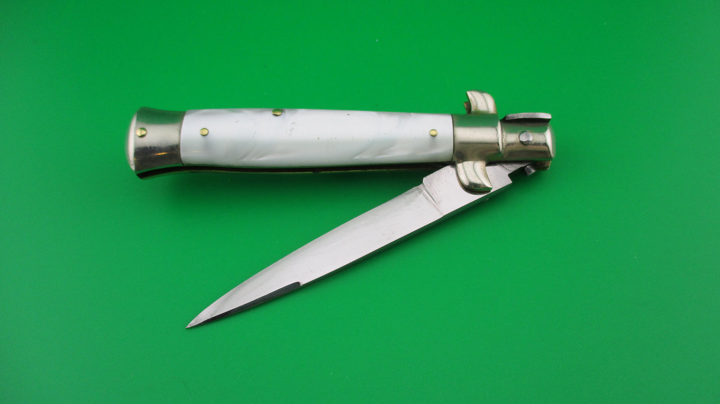z Rostfrei IMPORT 18cm Italian Transitional Stiletto Pearlex automatic knife