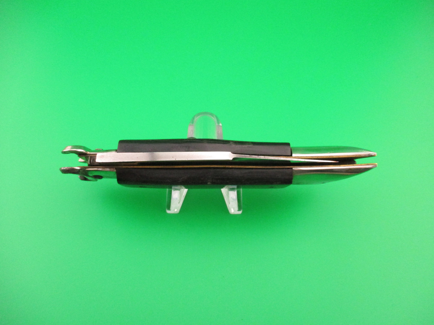 INOX 22cm Italian Fulcrum Shark Tooth Shell Puller Vintage 1960s automatic knife