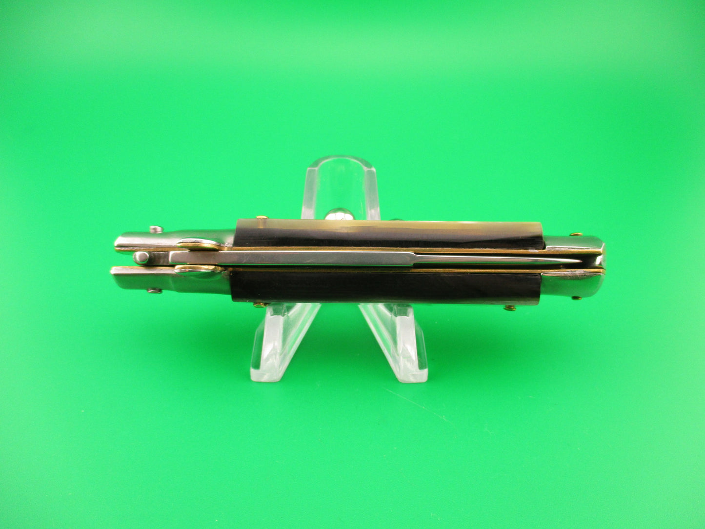 MANIAGO ITALY 18cm Italian Picklock Horn Stiletto automatic knife