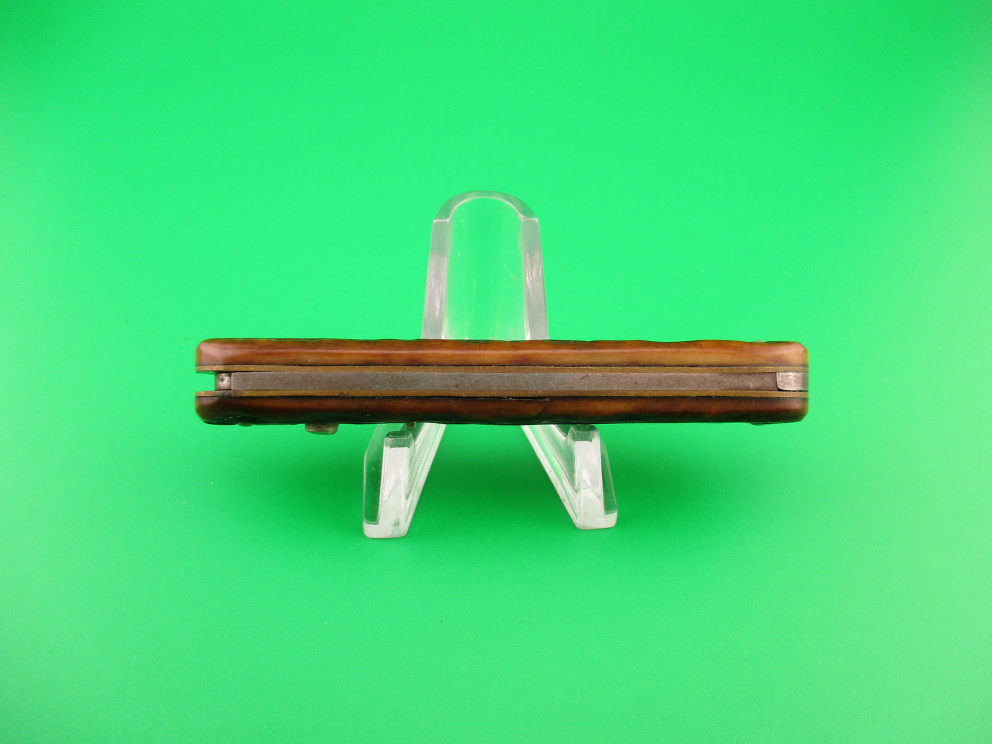 PRESTO #610ST Cigar Jack Jigged bone single blade automatic knife