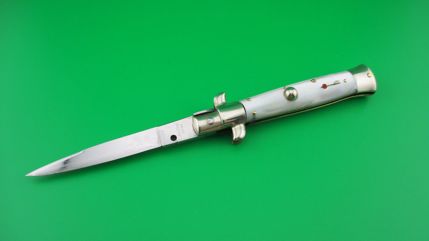 z Rostfrei IMPORT 18cm Italian Transitional Stiletto Pearlex automatic knife
