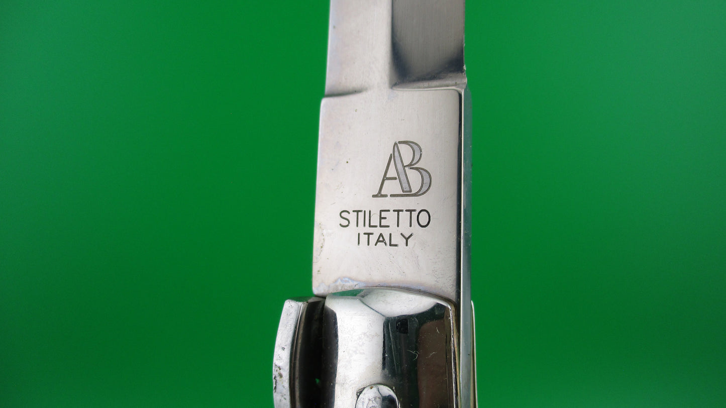 z INOX AB STILETTO ITALY 33cm Italian Stiletto Dagger Pink Pearl switchblade