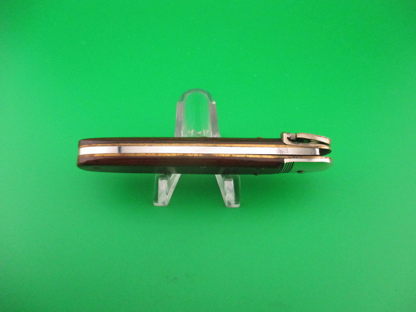 Hubertus Solingen Germany 9cm German Cigar jack lever Wood automatic knife