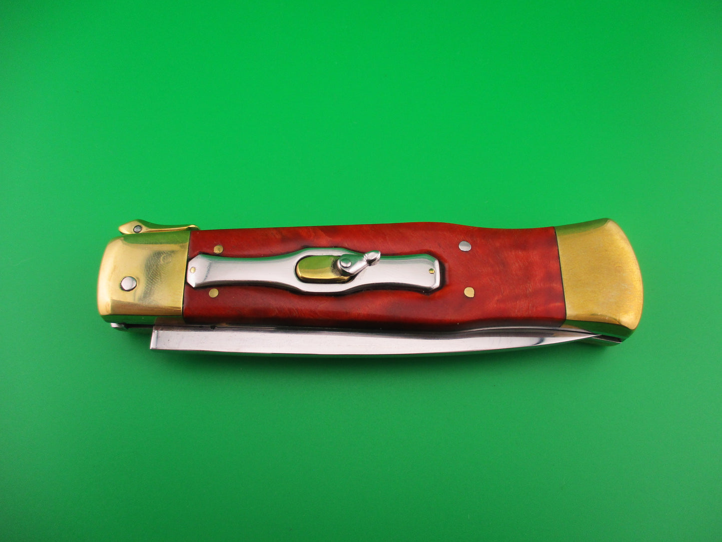Rodini D.M. Dolphin 23cm Italian Hand made Fulcrum release propeller safety switchblade