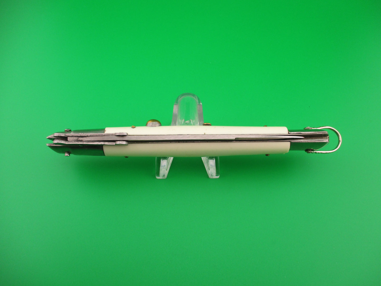 Rizzuto Estileto Milano 27cm Japanese Swing guard White vintage automatic knife