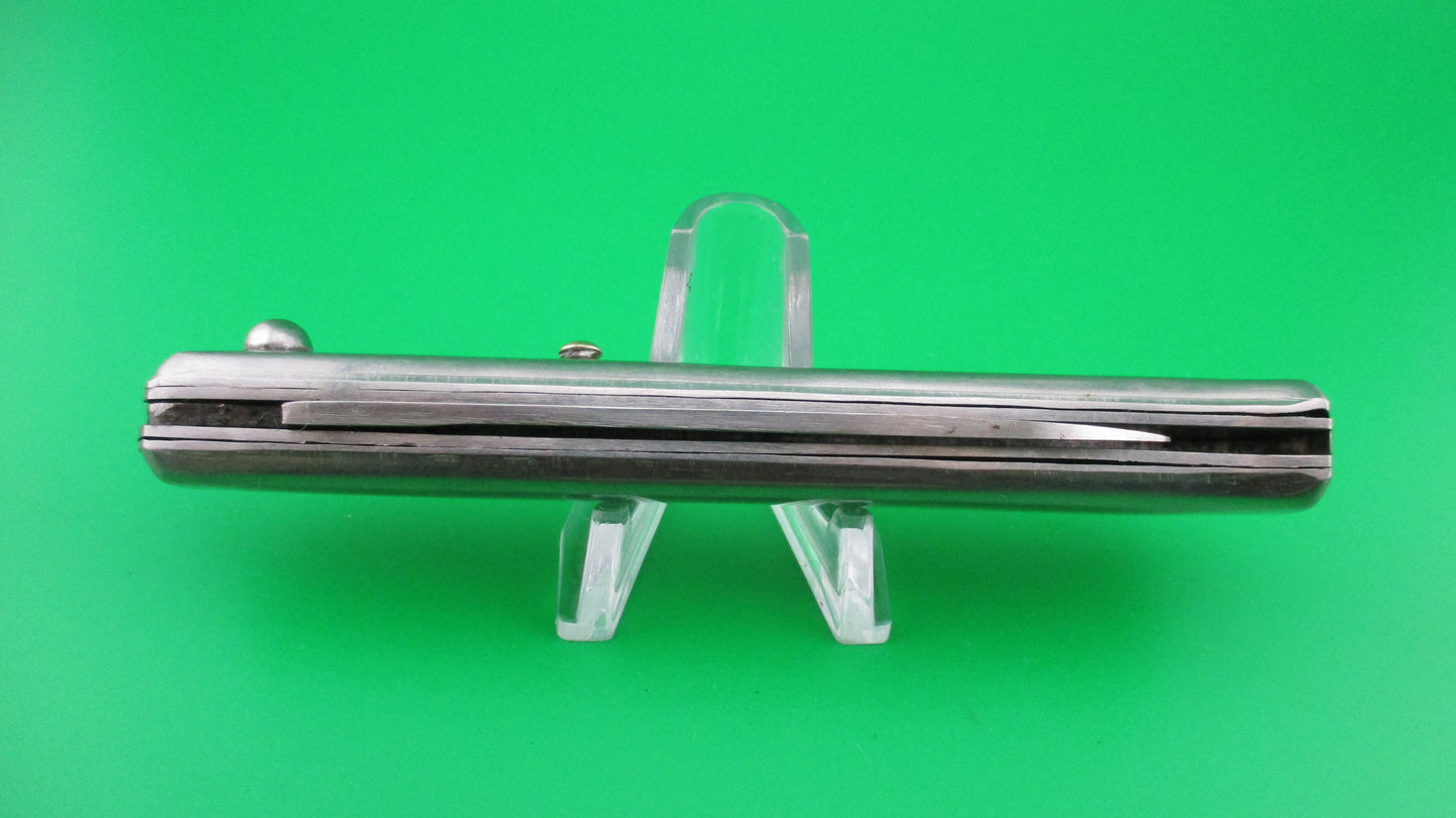 PATENT ROSTFREI 21cm Italian All Metal Fishtail vintage switchblade knife