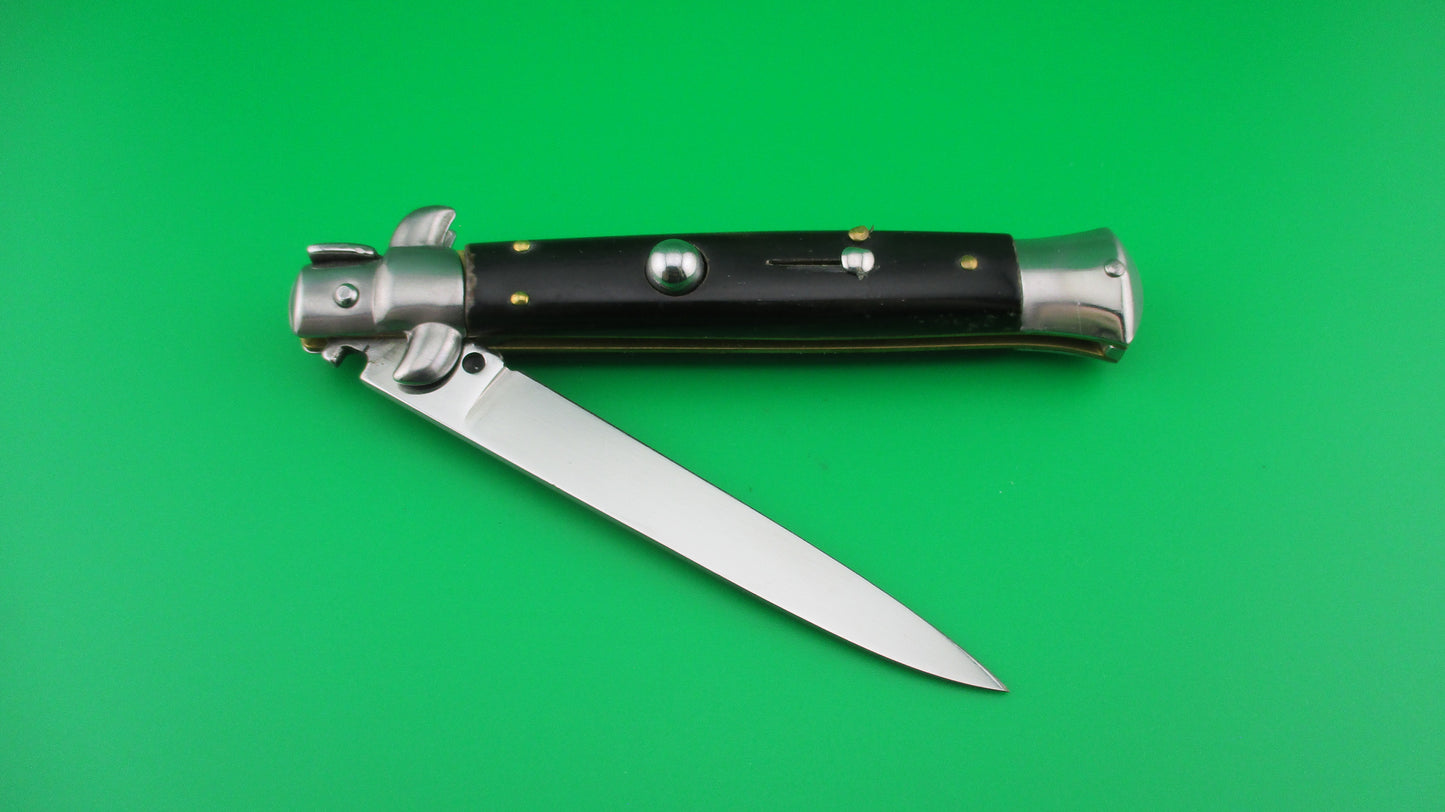 O ROSTFREI 22cm Italian Stiletto swivel bolster vintage automatic knife