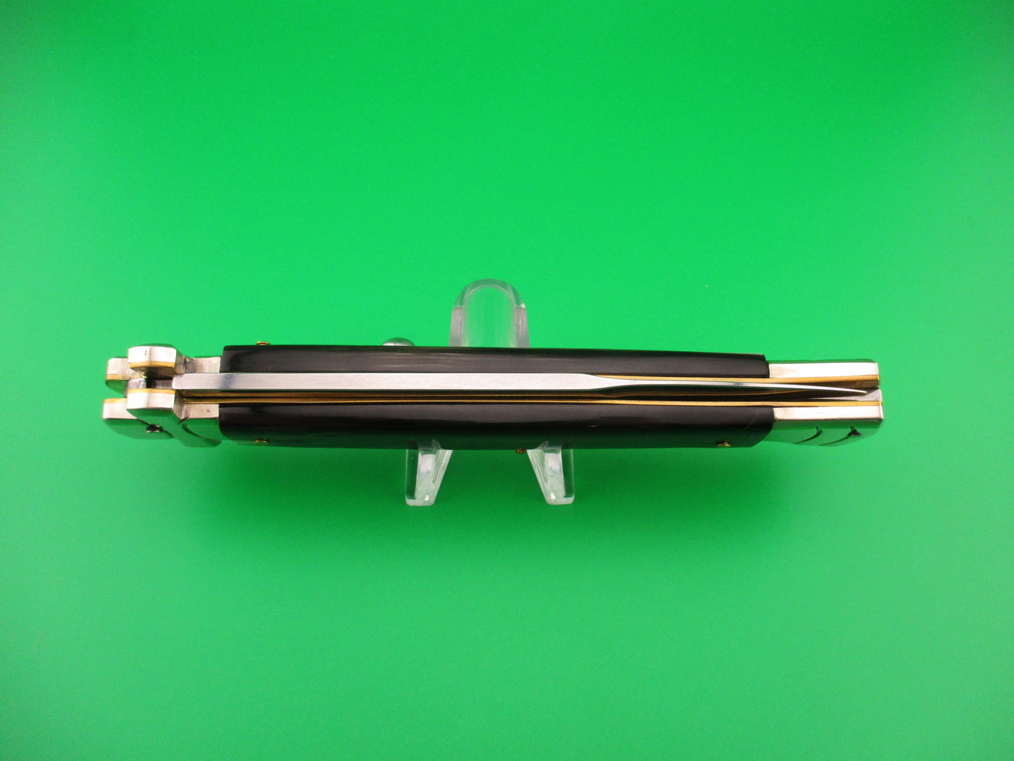 AGA CAMPOLIN 28cm Italian Maltese crossguard horn automatic knife
