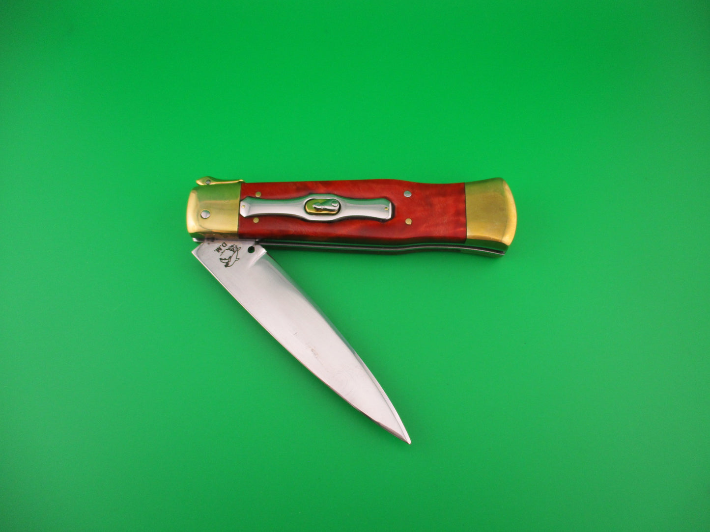 Rodini D.M. Dolphin 23cm Italian Hand made Fulcrum release propeller safety switchblade