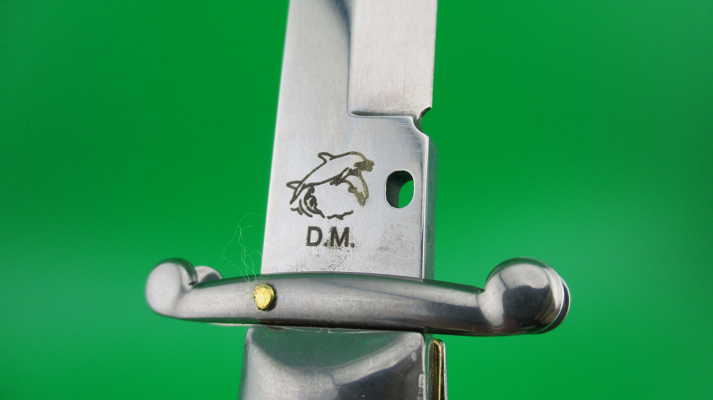 FRANK B ITALY D.M. Dolphin 28cm Italian Swing guard Stag automatic knife