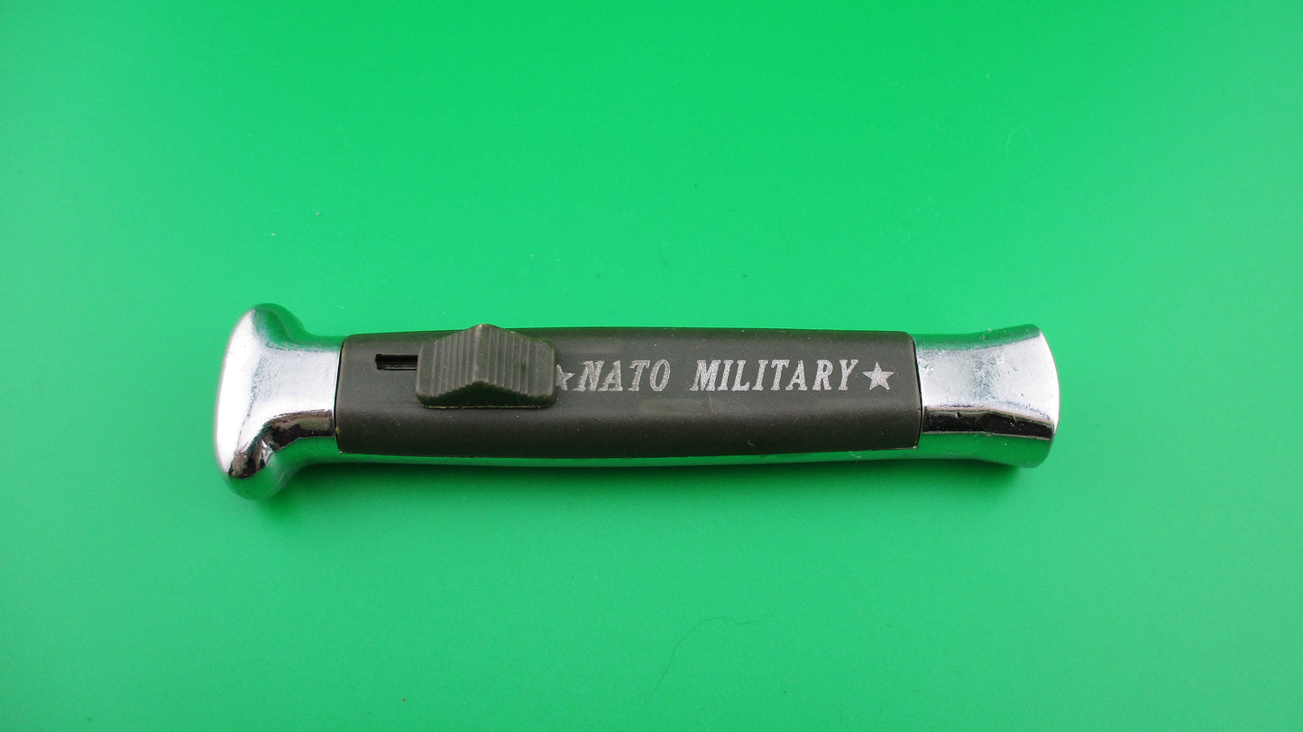 z STAINLESS ROSTFREI NATO MILITARY DA OTF 21cm green automatic knife