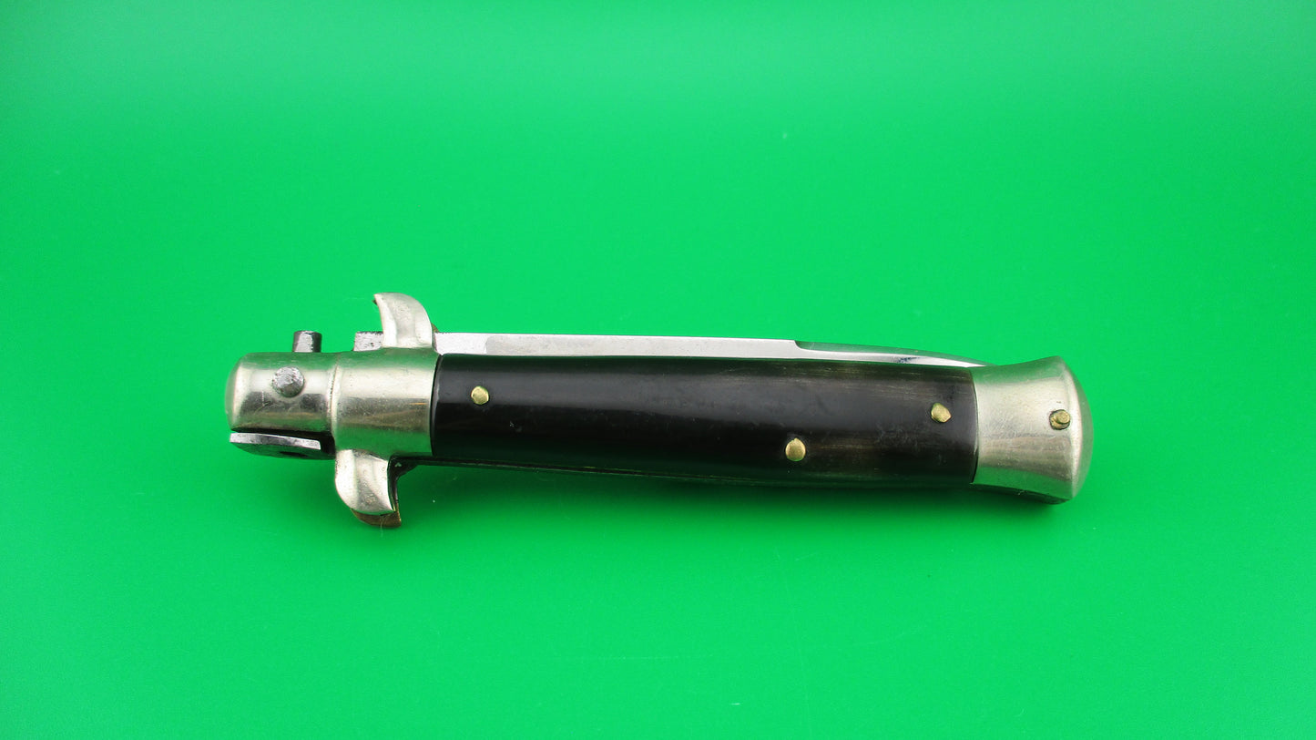 C. Jul Herbertz IMPORT 18cm Italian Transitional Stiletto Black switchblade knife