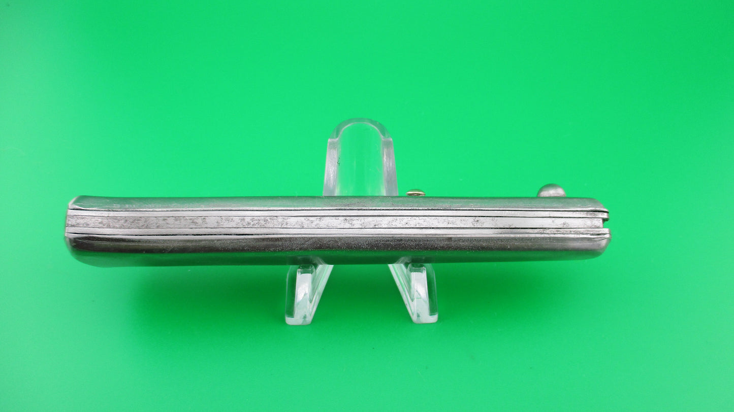 PATENT ROSTFREI 21cm Italian All Metal Fishtail vintage switchblade knife