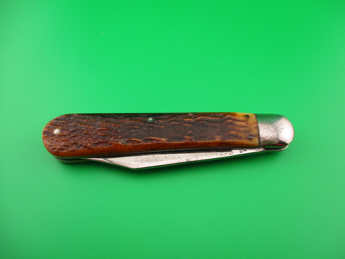 PRESTO #3000 Large Hunter Jigged bone Vintage automatic knife