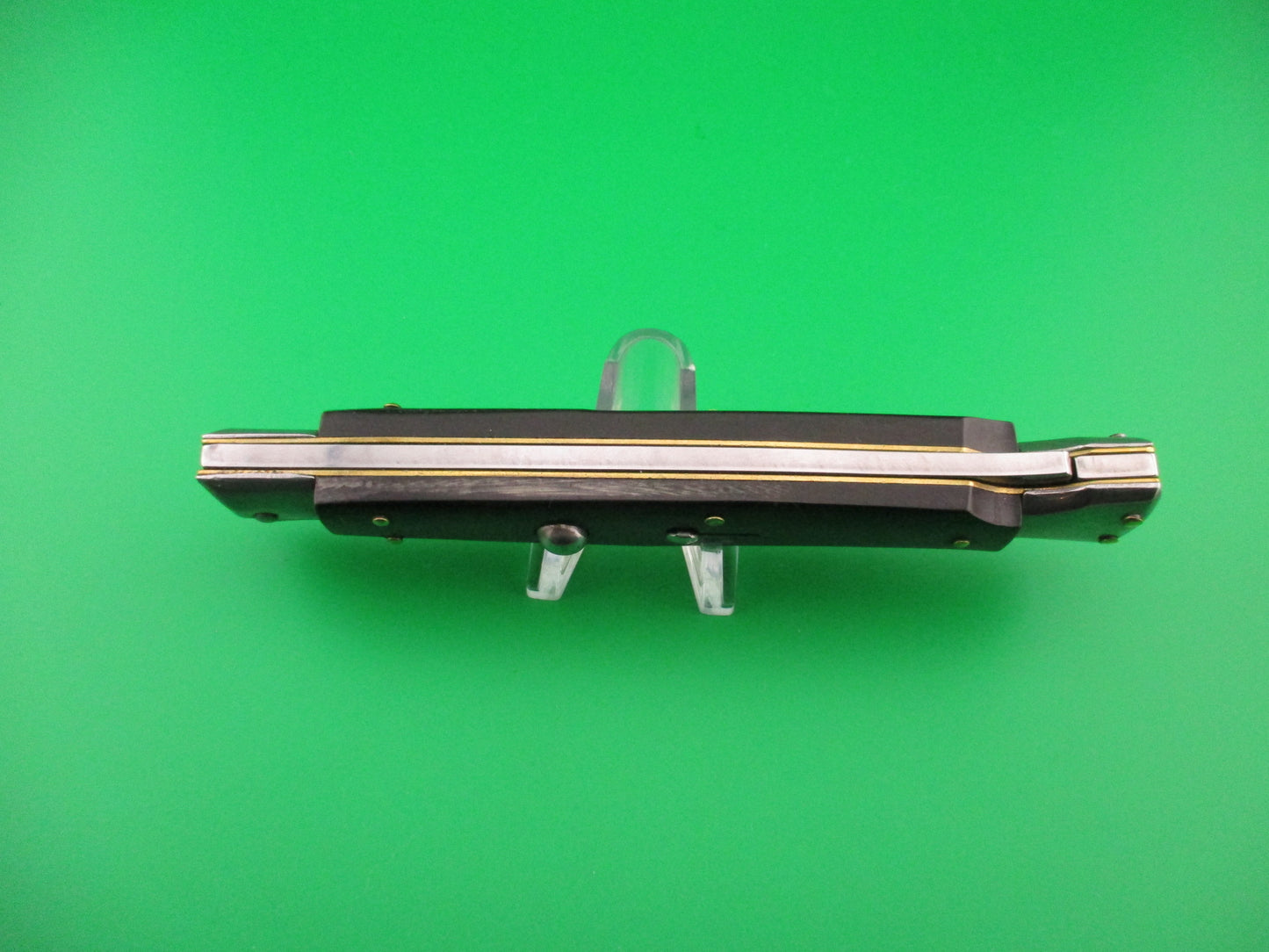 FRANK B ITALY 28cm Italian Swing Guard Dark Horn automatic knife Batwing