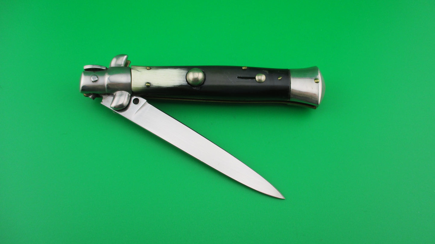 Rostfrei (slant) 20cm Italian transitional Stiletto vintage automatic knife