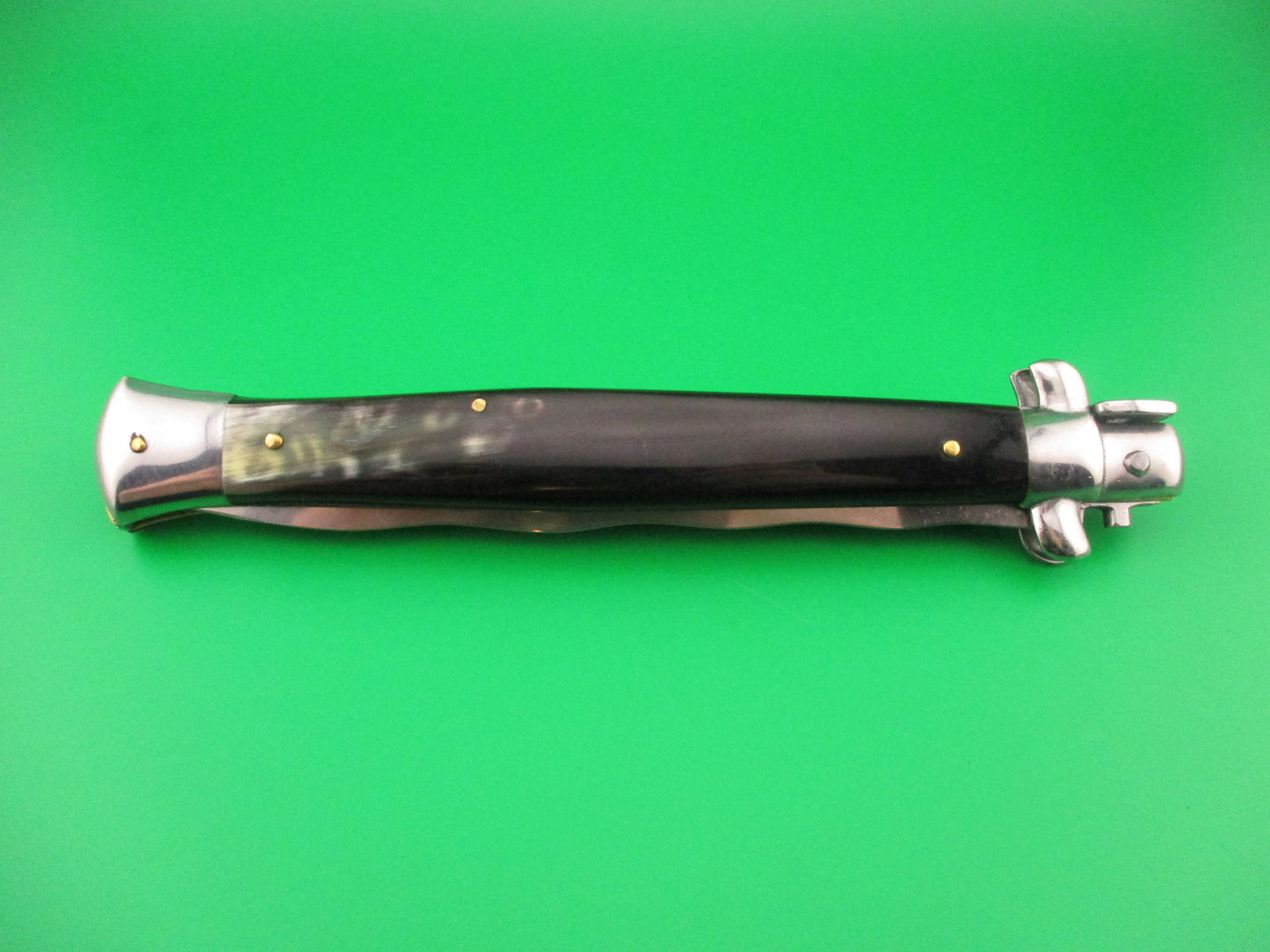 STILETTO ITALY 33cm Italian Stiletto KRIS Brazilian Horn automatic knife