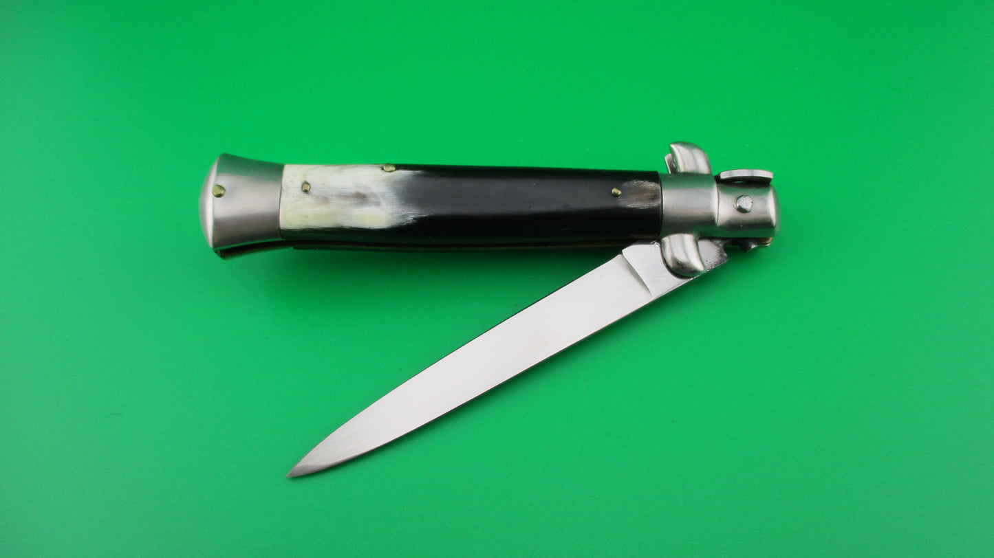 Rostfrei (slant) 20cm Italian transitional Stiletto vintage automatic knife