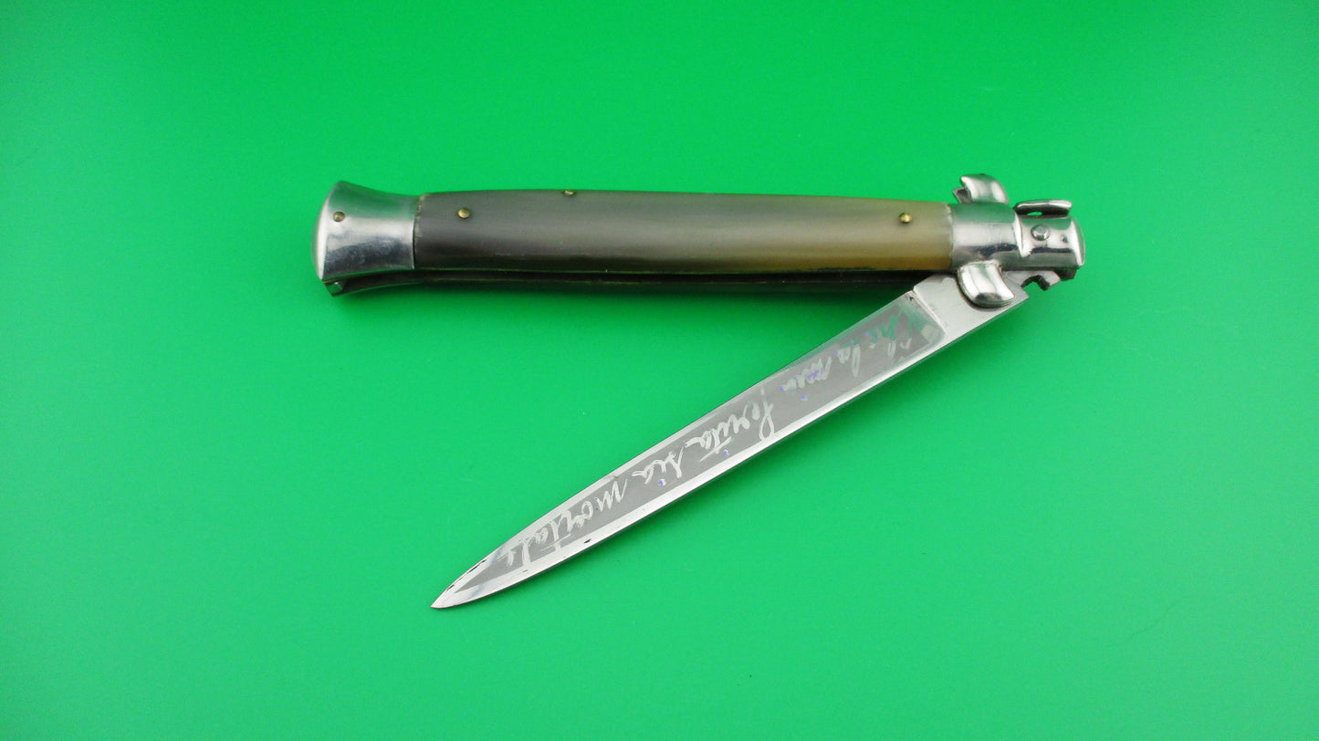 INOX 28cm Italian Stiletto Vendetta Corsa automatic knife