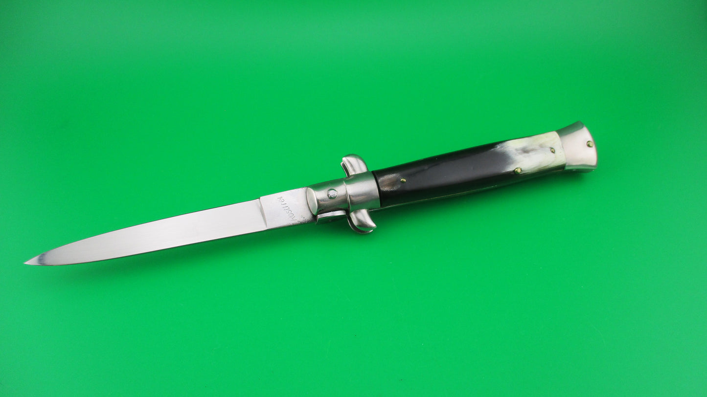Rostfrei (slant) 20cm Italian transitional Stiletto vintage automatic knife