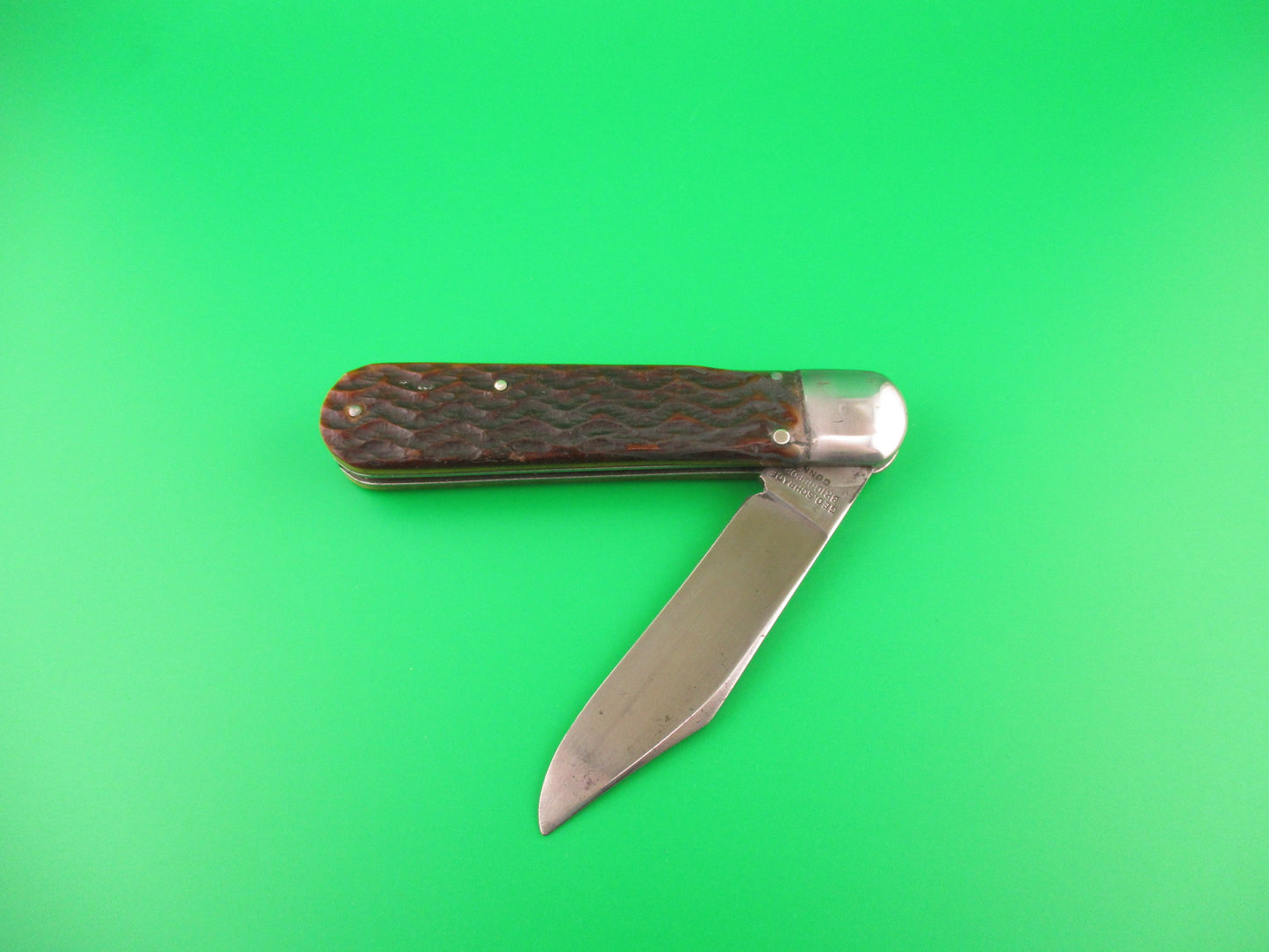 PRESTO Pattern #1000 Scout Jigged Bone Vintage switchblade knife