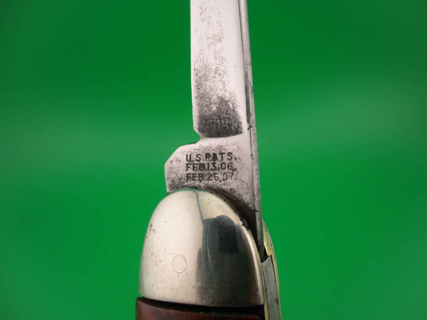 Early SCHRADE CUT CO Large 3 3/4" double switchblade Cocobolo w Full Bolsters